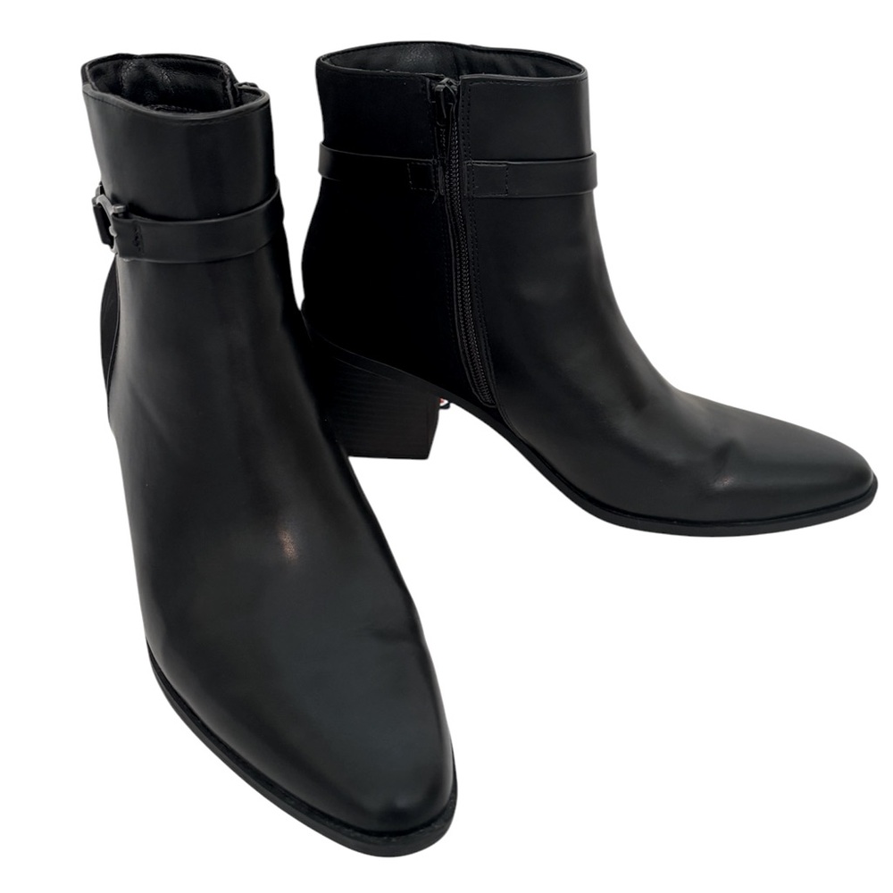 CROFT & BARROW Black Heeled Ankle Boots Size 9.5